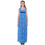 Circles Empire Waist Maxi Dress