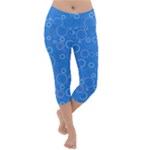 Circles Lightweight Velour Capri Yoga Leggings