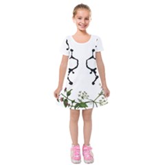 Chirality Kids  Short Sleeve Velvet Dress from ArtsNow.com