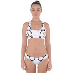 Chirality Cross Back Hipster Bikini Set from ArtsNow.com