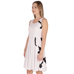 Knee Length Skater Dress With Pockets 