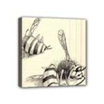 bees Mini Canvas 4  x 4  (Stretched)