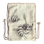 bees Drawstring Bag (Large)