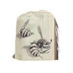 bees Drawstring Pouch (XL)