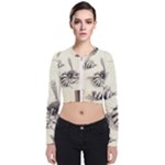 bees Long Sleeve Zip Up Bomber Jacket