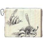 bees Canvas Cosmetic Bag (XXL)