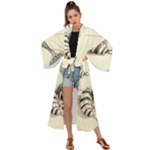 bees Maxi Kimono