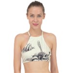 bees Racer Front Bikini Top