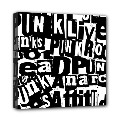 Punk Lives Mini Canvas 8  x 8  (Stretched) from ArtsNow.com