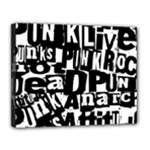 Punk Lives Canvas 14  x 11  (Stretched)