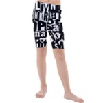 Punk Lives Kids  Mid Length Swim Shorts