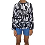 Punk Lives Kids  Long Sleeve Swimwear