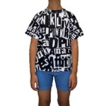 Punk Lives Kids  Short Sleeve Swimwear