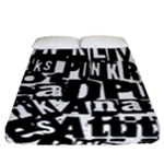 Punk Lives Fitted Sheet (California King Size)