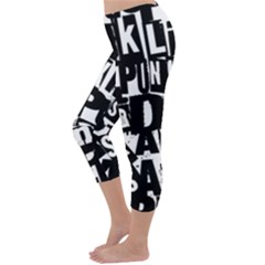 Capri Winter Leggings Back Capri Winter Leggings Back