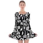 Punk Lives Long Sleeve Skater Dress