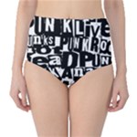 Punk Lives Classic High-Waist Bikini Bottoms