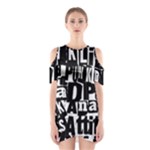 Punk Lives Shoulder Cutout One Piece Dress