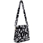 Punk Lives Zipper Messenger Bag