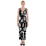 Punk Lives Fitted Maxi Dress