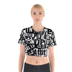 Punk Lives Cotton Crop Top