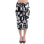 Punk Lives Midi Pencil Skirt