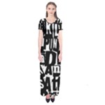 Punk Lives Short Sleeve Maxi Dress