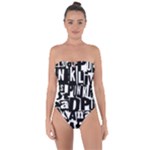 Punk Lives Tie Back One Piece Swimsuit