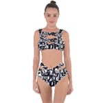 Punk Lives Bandaged Up Bikini Set 