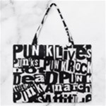 Punk Lives Zipper Medium Tote Bag