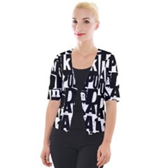 Cropped Button Cardigan 