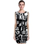 Punk Lives Sleeveless Velvet Midi Dress