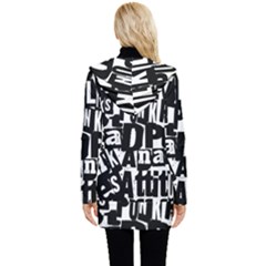 Button Up Hooded Coat  