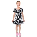 Punk Lives Kids  Short Sleeve Velvet Dress