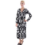 Punk Lives Velvet Maxi Wrap Dress