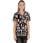 Punk Lives Women s V-Neck Scrub Top