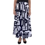 Punk Lives Flared Maxi Skirt