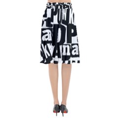 Flared Midi Skirt 