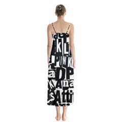 Button Up Chiffon Maxi Dress 