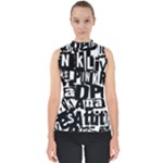 Punk Lives Mock Neck Shell Top