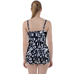 Tie Front Two Piece Tankini 