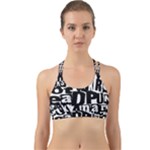 Punk Lives Back Web Sports Bra