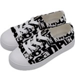 Punk Lives Kids  Low Top Canvas Sneakers