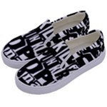 Punk Lives Kids  Canvas Slip Ons