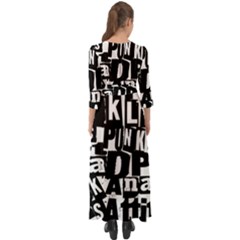 Button Up Boho Maxi Dress 