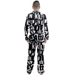 Men s Long Sleeve Satin Pajamas Set 