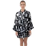 Punk Lives Long Sleeve Satin Kimono