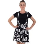 Punk Lives Velvet Suspender Skater Skirt