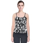 Punk Lives Velvet Spaghetti Strap Top