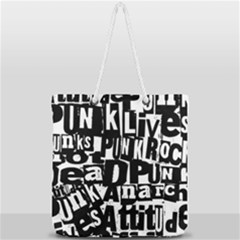 Full Print Rope Handle Tote (Large) 